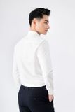  Áo sơ mi trắng nam SMT01 - sơ mi dài tay Slim fit trơn 