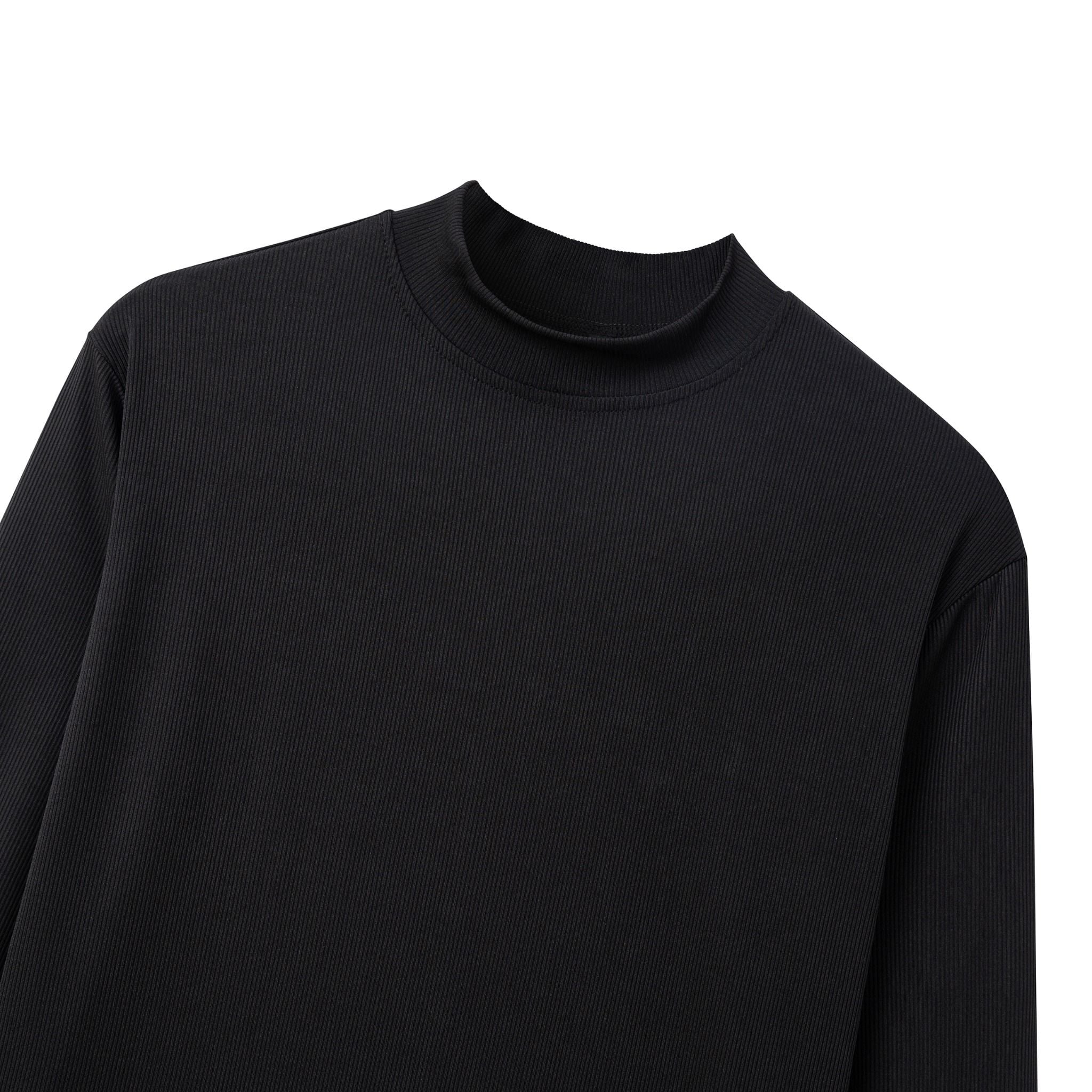  Áo Thun Tăm Dài Tay Nam TUTO5 Menswear AT07- Áo Phông Giữ Nhiệt Nam Cổ Cao Body Slim fit Tôn Dáng Cao Cấp 