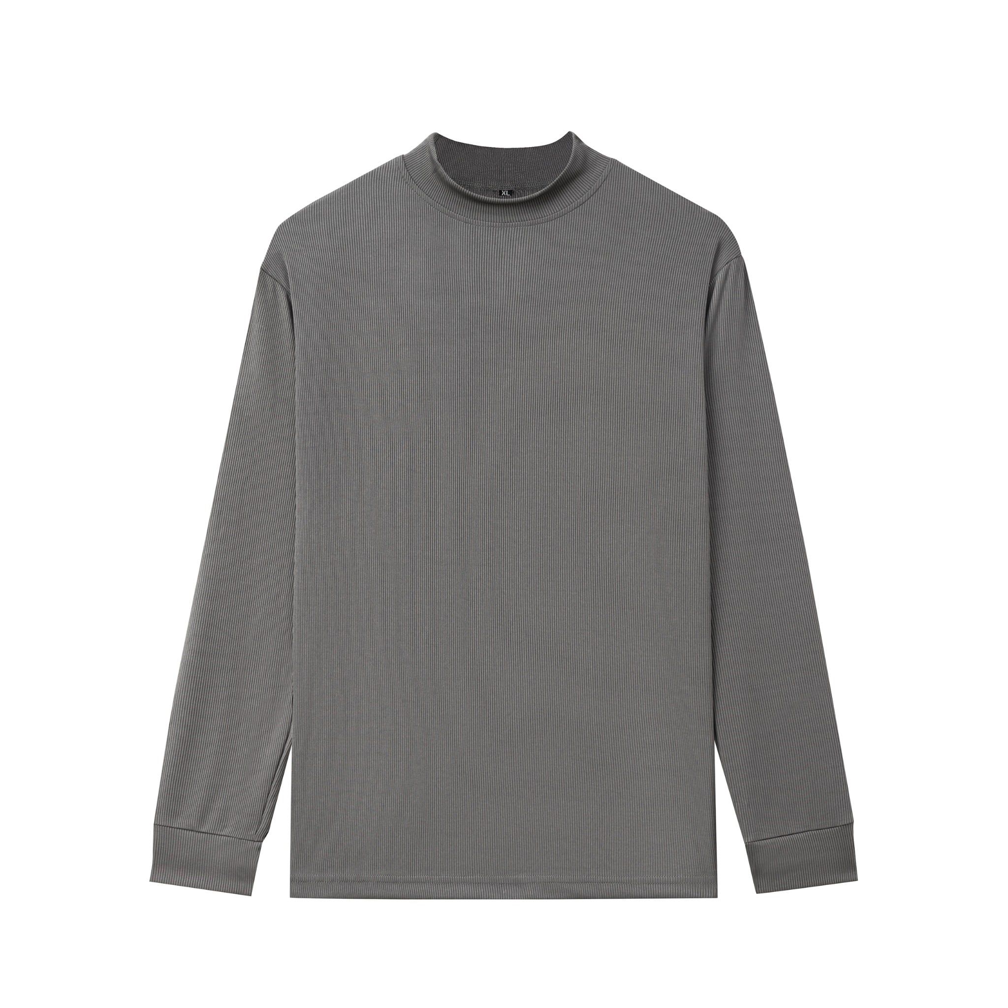  Áo Thun Tăm Dài Tay Nam TUTO5 Menswear AT07- Áo Phông Giữ Nhiệt Nam Cổ Cao Body Slim fit Tôn Dáng Cao Cấp 