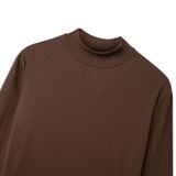  Áo Thun Tăm Dài Tay Nam TUTO5 Menswear AT07- Áo Phông Giữ Nhiệt Nam Cổ Cao Body Slim fit Tôn Dáng Cao Cấp 