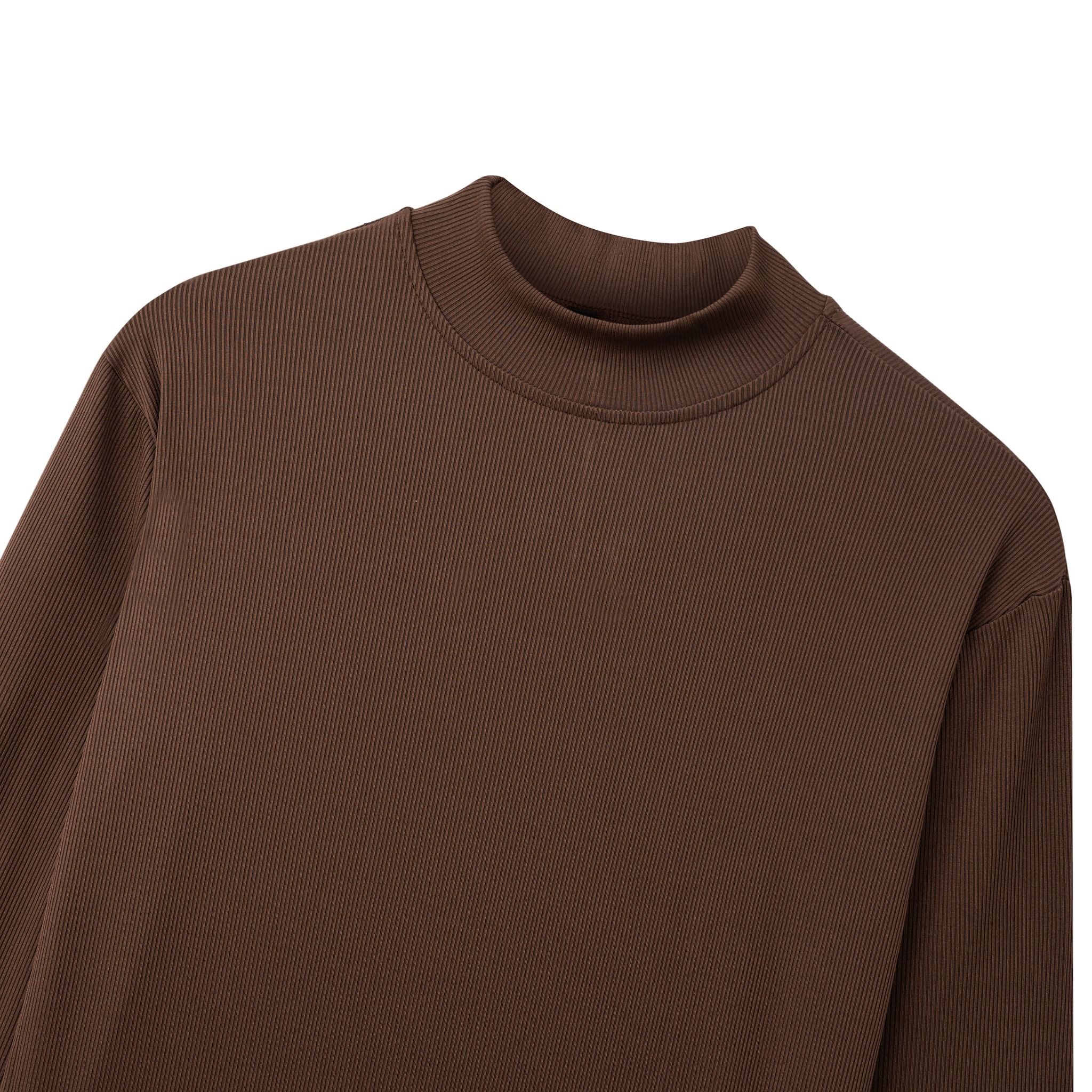  Áo Thun Tăm Dài Tay Nam TUTO5 Menswear AT07- Áo Phông Giữ Nhiệt Nam Cổ Cao Body Slim fit Tôn Dáng Cao Cấp 