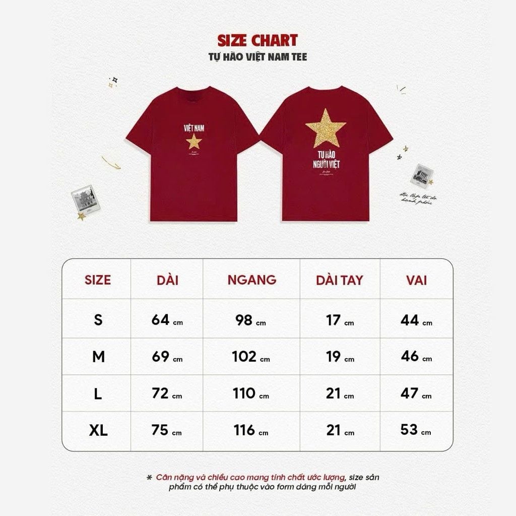  Áo Thun Cờ Đỏ Sao Vàng Việt Nam - ATVN01 