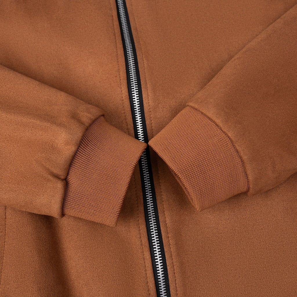  Áo Khoác Bomber Da Lộn Tay Chun - AK04 