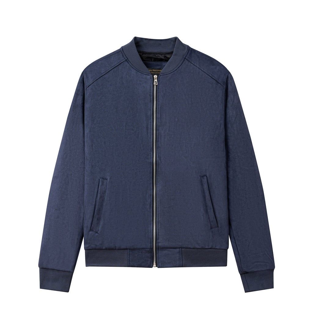  Áo Khoác Bomber Da Lộn Tay Chun - AK04 