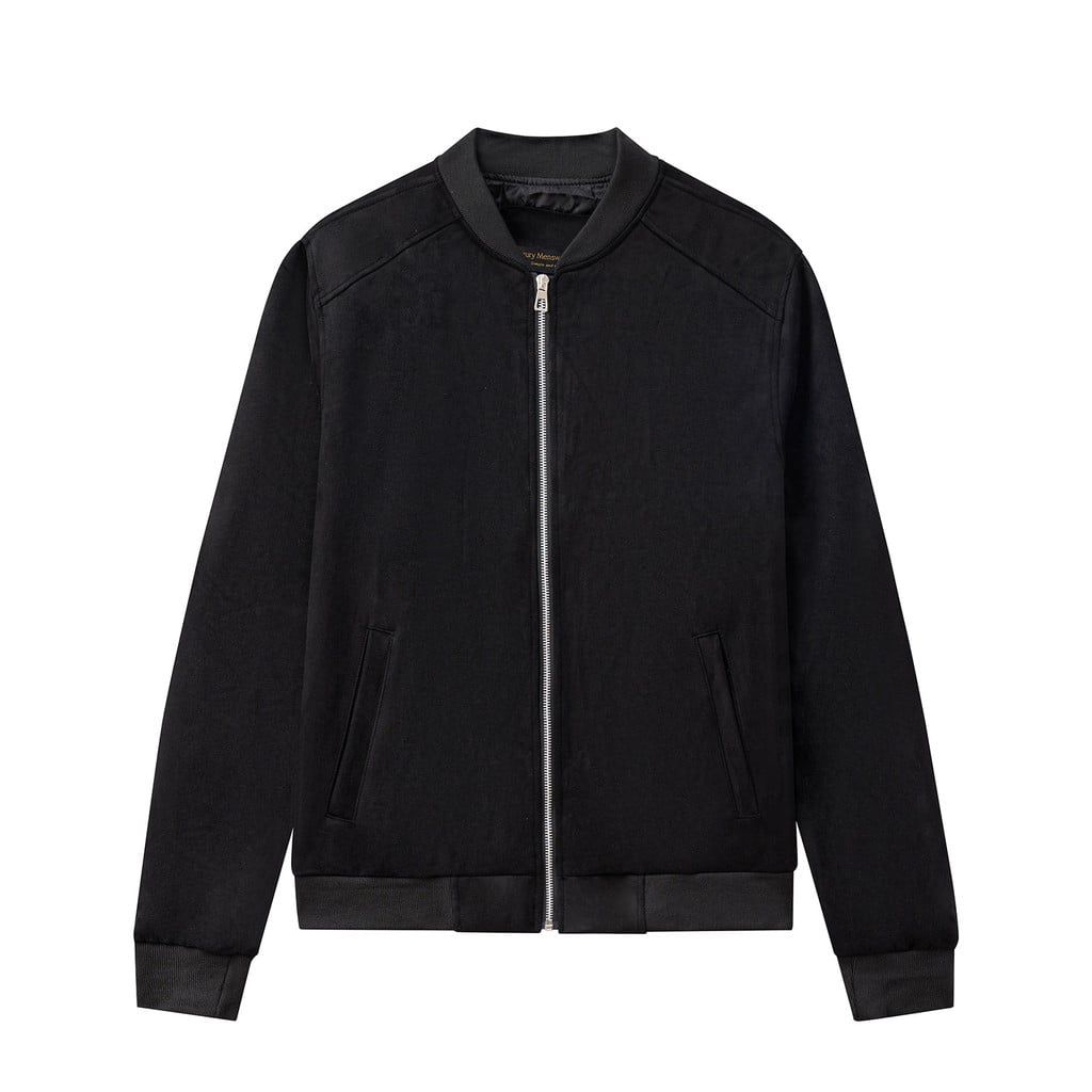  Áo Khoác Bomber Da Lộn Tay Chun - AK04 