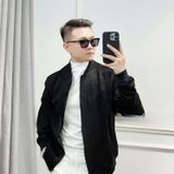 Áo Khoác Bomber Da Lộn Tay Chun - AK04 