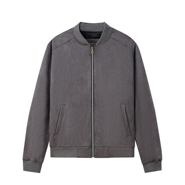  Áo Khoác Bomber Da Lộn Tay Chun - AK04 