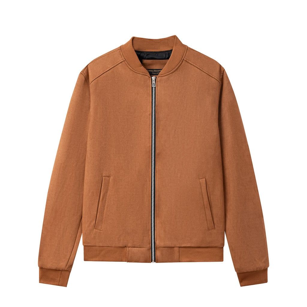  Áo Khoác Bomber Da Lộn Tay Chun - AK04 
