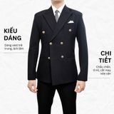  Áo Vest 6 Cúc Đồng Ve Nhọn - AVN04 