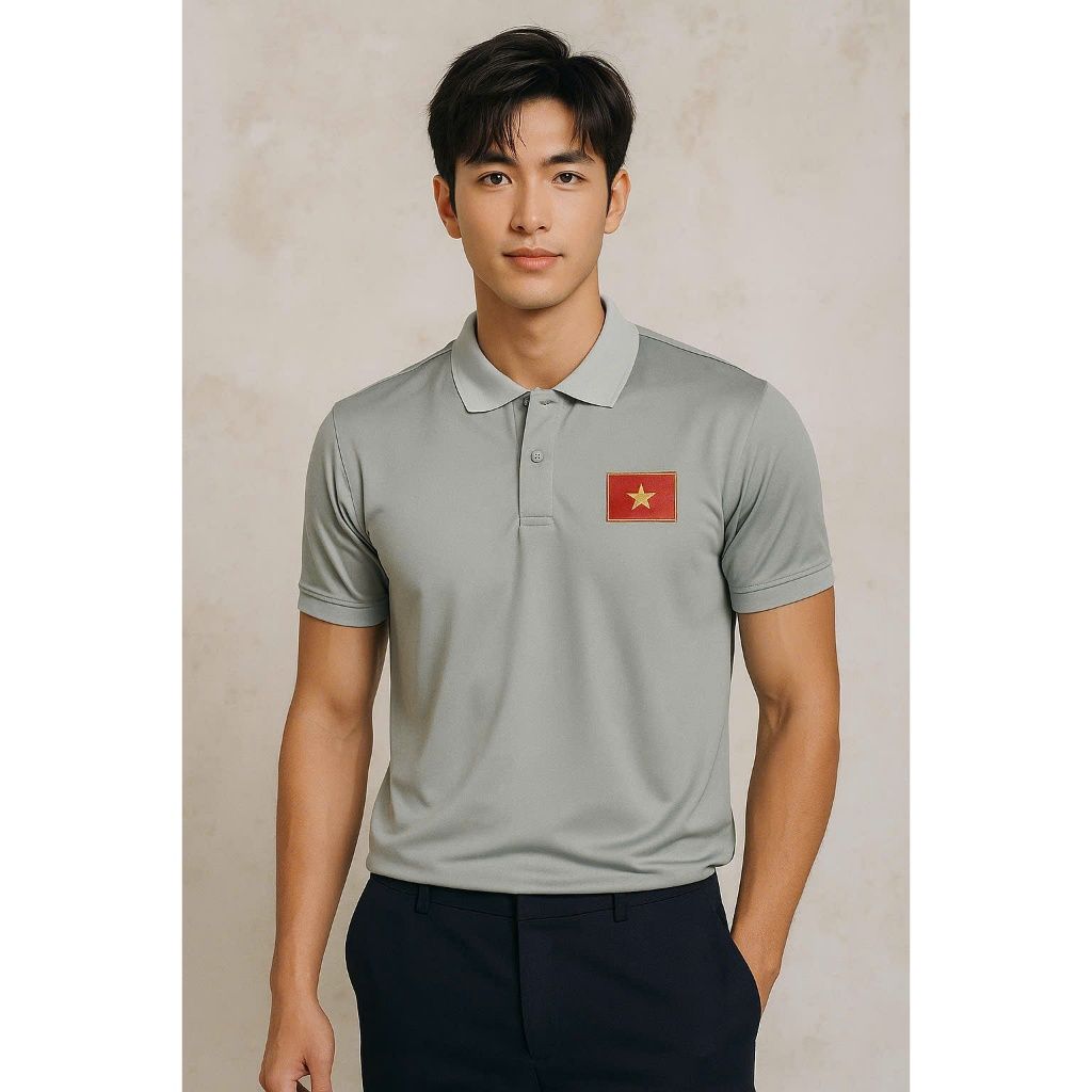  Áo Polo Cờ Đỏ Sao Vàng Việt Nam - ATVN001 