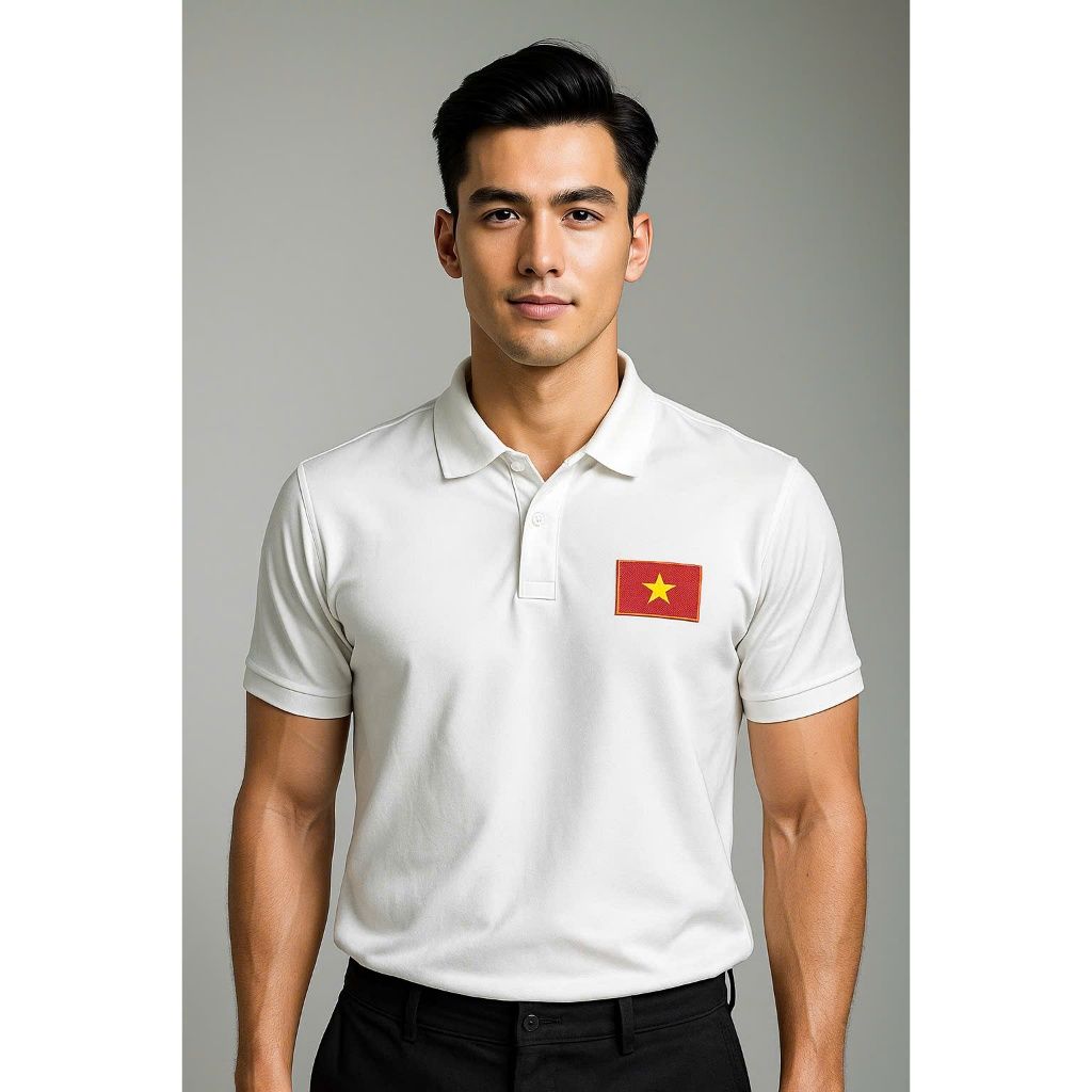  Áo Polo Cờ Đỏ Sao Vàng Việt Nam - ATVN001 