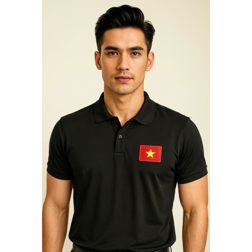  Áo Polo Cờ Đỏ Sao Vàng Việt Nam - ATVN001 