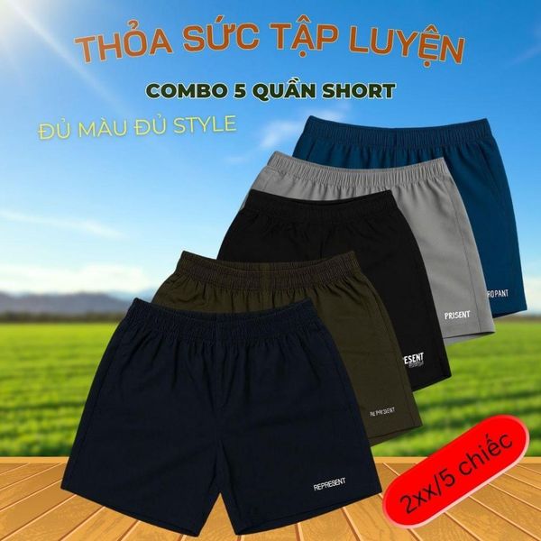  Combo Quần Short Thể Thao Nam Quần Đùi Gió - QS03 