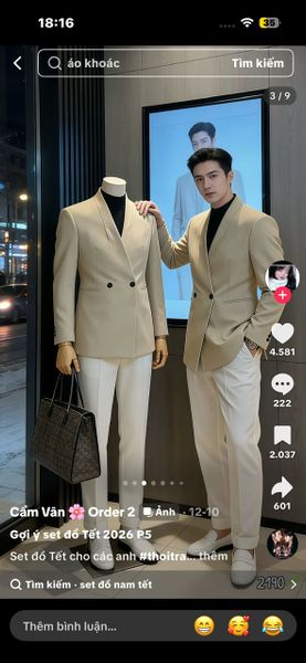  Áo vest nam 2 cúc TUTO5 Menswear AVN02 - Áo vest công sở form Regular cotton chéo cao cấp, lịch lãm 