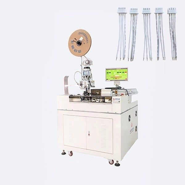 Máy nhúng thiếc và lắp ráp đầu nhựa tự động HC-10+SK