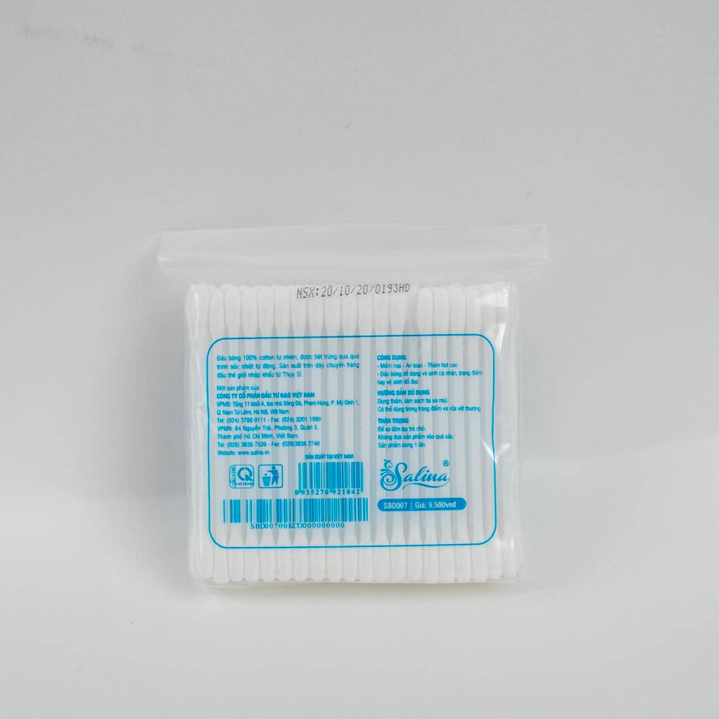 Túi tăm bông Salina SBD007