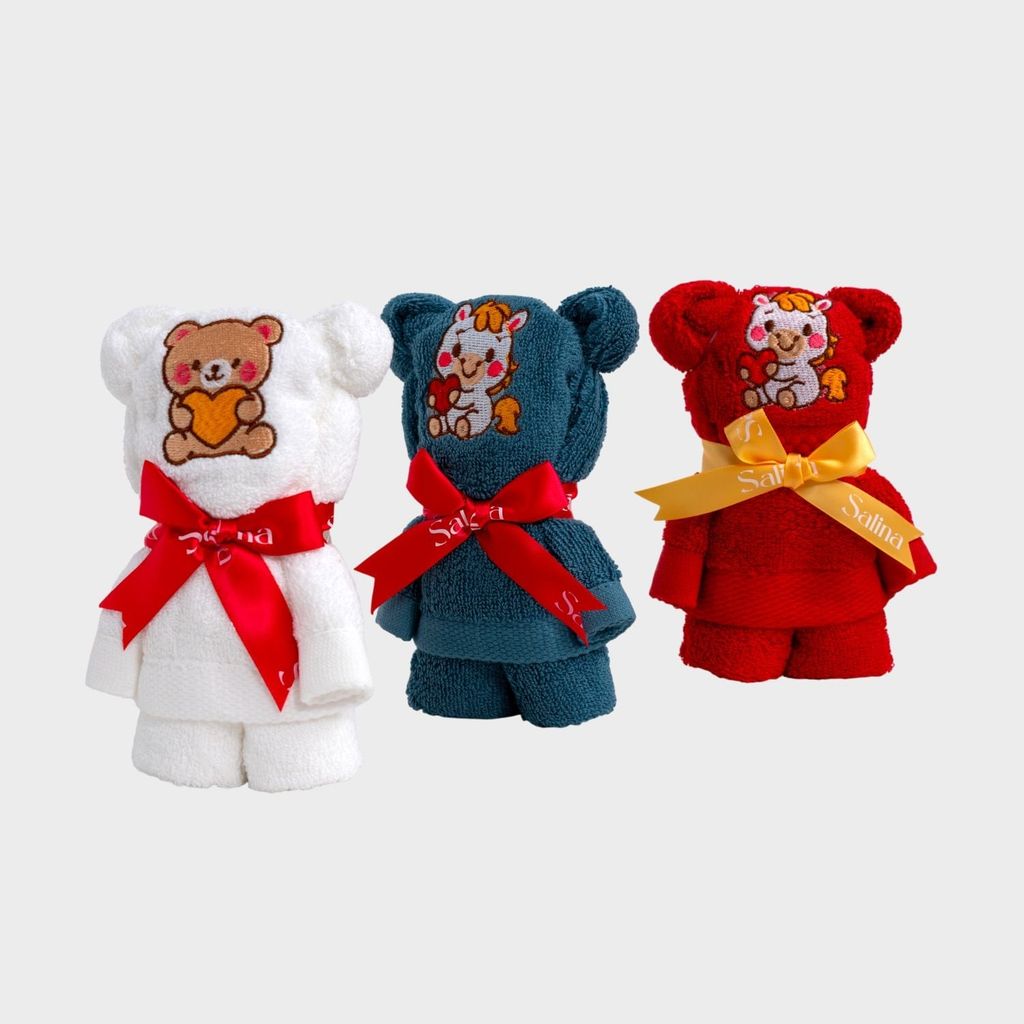 [Quà tặng không bán] Khăn bông hình gấu
