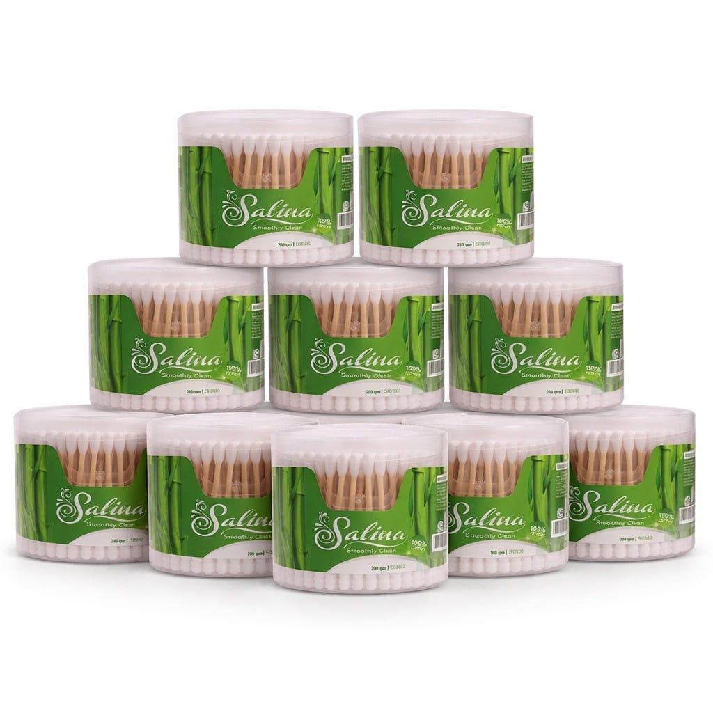 [Combo 12] Tăm Bông Unisex Salina Cotton SBD002EDP12