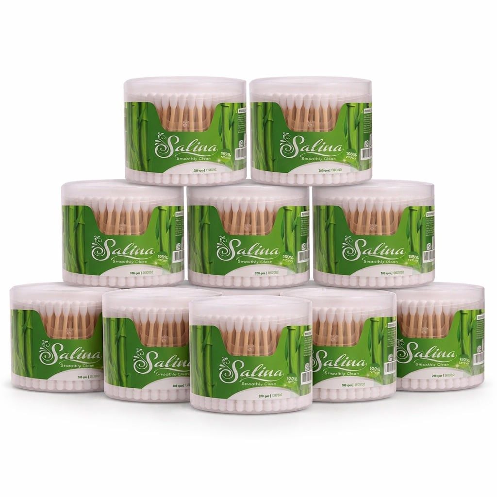 [Combo 12] Tăm Bông Unisex Salina Cotton SBD002EDP12