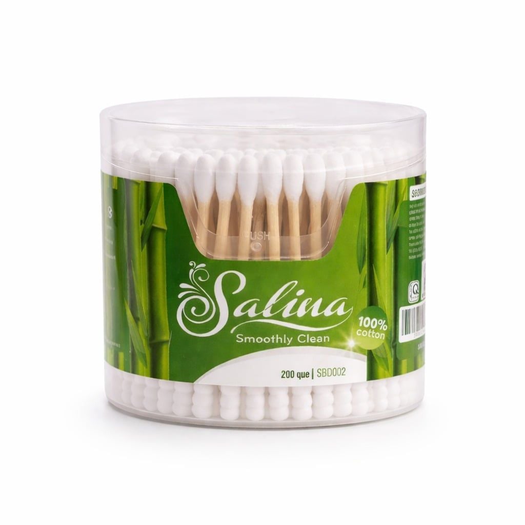 Hộp tăm bông Salina SBD002