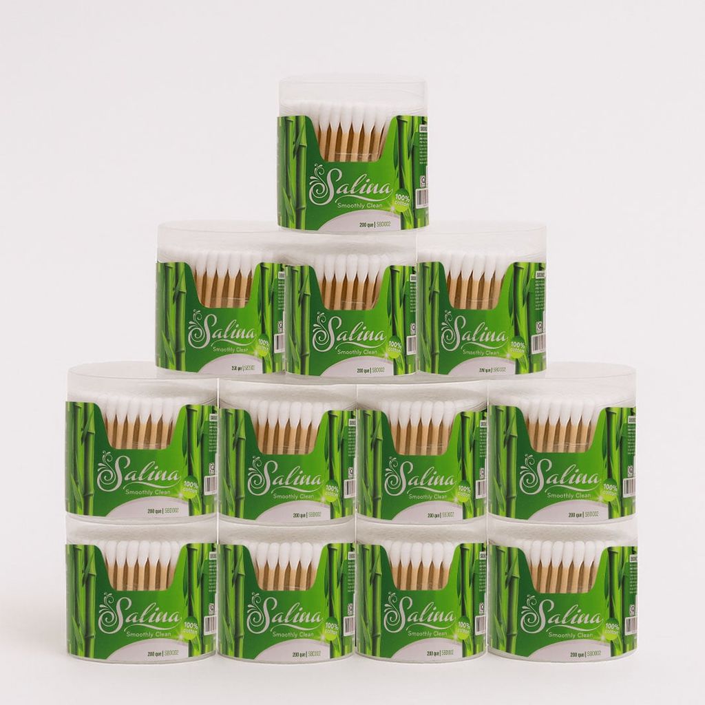 [Combo 12] Tăm Bông Unisex Salina Cotton SBD002EDP12