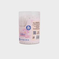 Tăm bông trẻ sơ sinh Salina thân giấy hộp 180 que SBD013GT