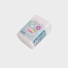 Tăm bông trẻ em Salina thân giấy, đầu lõm thông minh chuyên dụng hộp 180 que SBD012GT