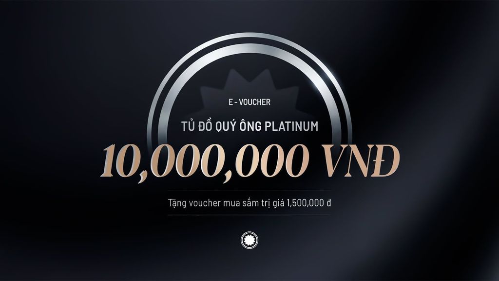 E-voucher Tủ Đồ Quý Ông 10,000,000 VNĐ