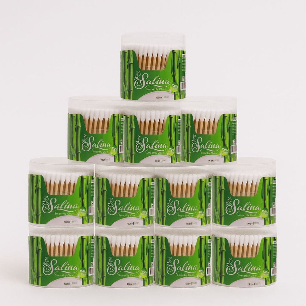 [Combo 12] Tăm Bông Unisex Salina Cotton SBD001EDP12