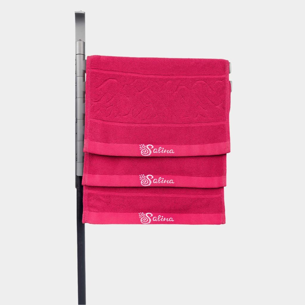 Bộ 3 Khăn Mặt Cotton Salina 28x32cm đỏ đô SFT001EDP03