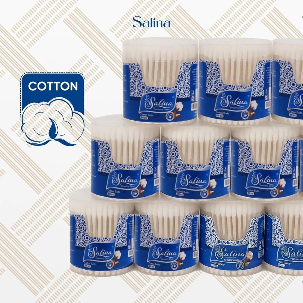 Hộp tăm bông Salina SBD005