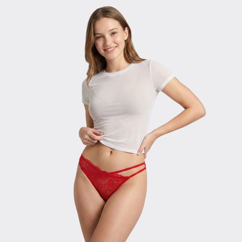 Quần Lót Nữ Bikini Cecina Ren Dây Chéo Gợi Cảm CBI004EDP01