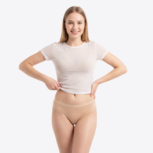 Quần Lót Nữ Viền Thun Mảnh Họa Tiết Zigzag Cecina CBI025