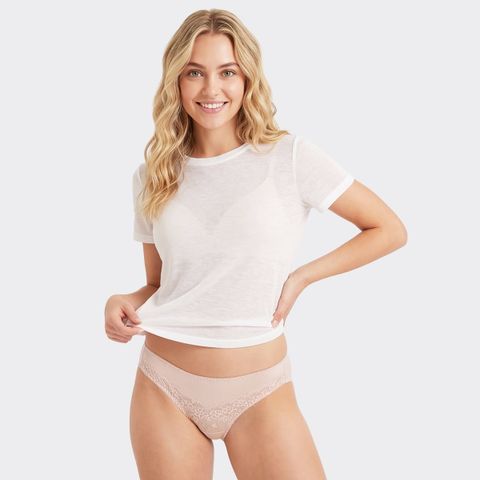 Quần lót Nữ Cecina phối ren lưng thun CBI1702