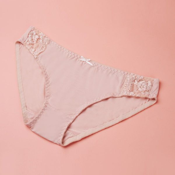 Quần lót Nữ lưng thấp Cecina Bamboo phối ren CPB3