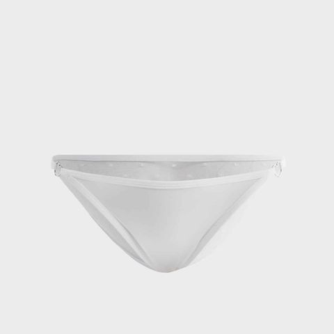 Quần Lót Nữ Bikini Cecina Lưới Chấm Bi Phối Kim Loại CBI008EDP01