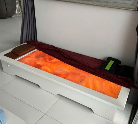 Giường đá muối Massage (Không có chân giường)