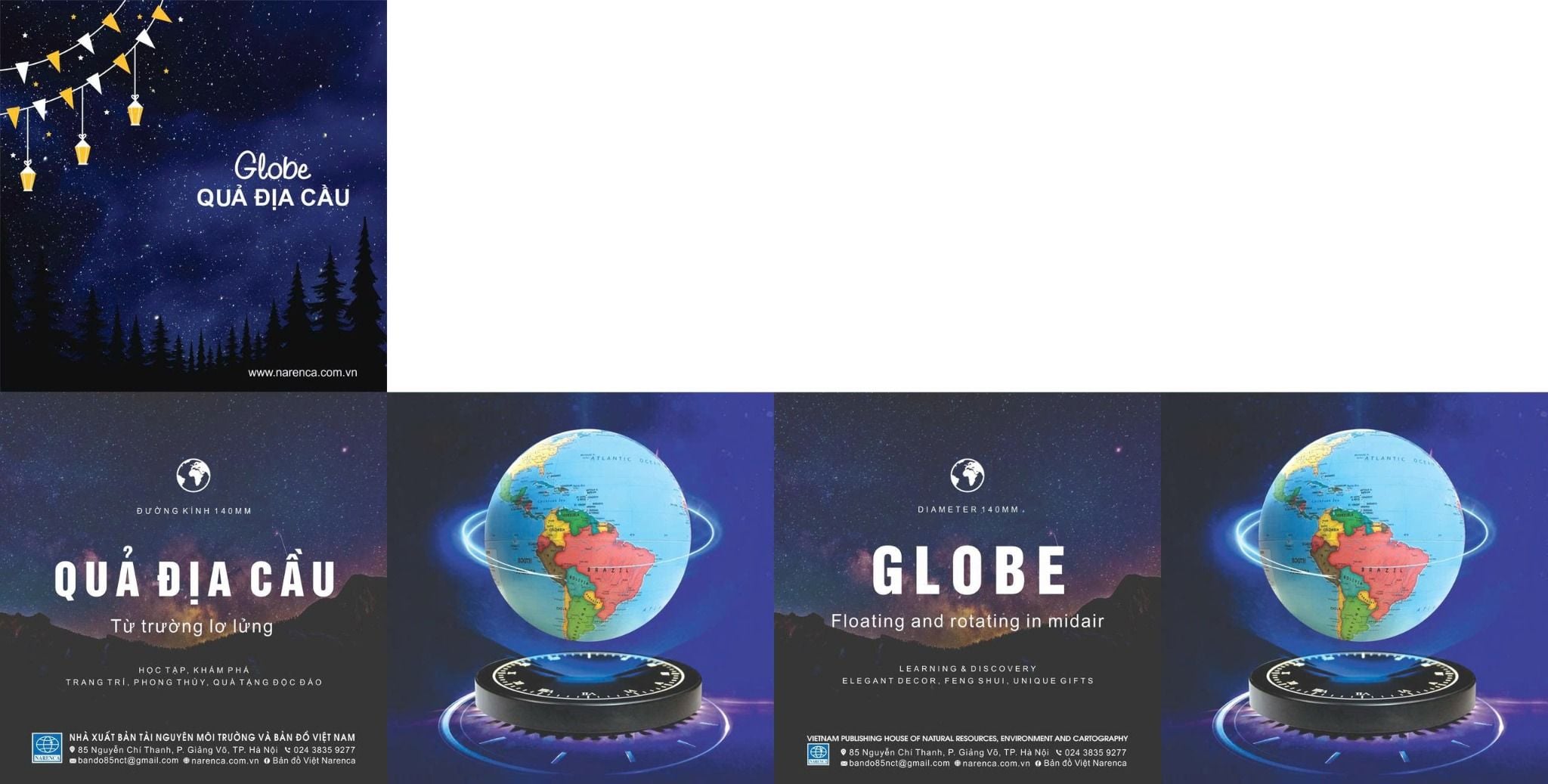  Quả Địa Cầu Từ Trường Lơ Lửng 