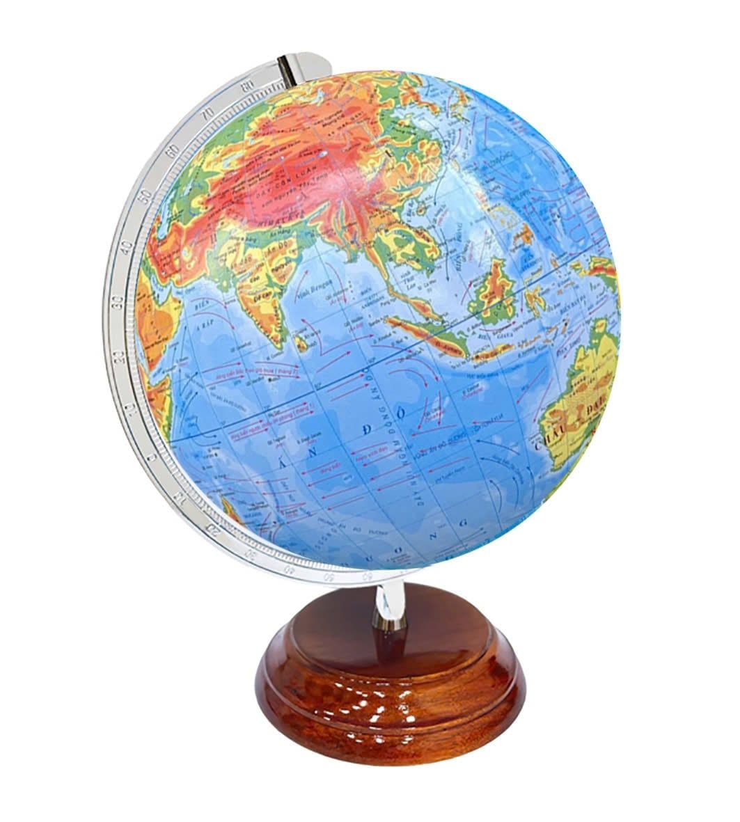  Quả địa cầu phi 30cm tự nhiên tiếng Việt 