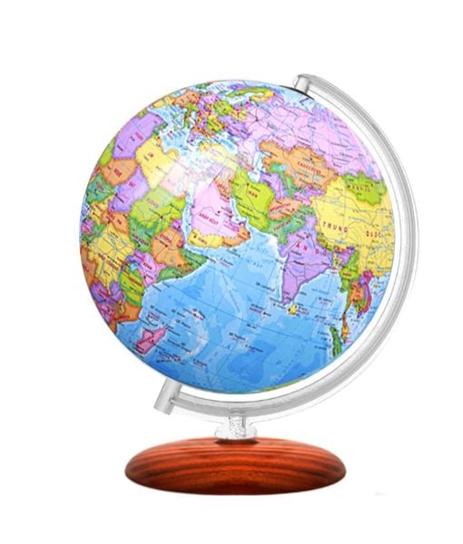  Quả địa cầu phi 23cm hành chính tiếng Việt 