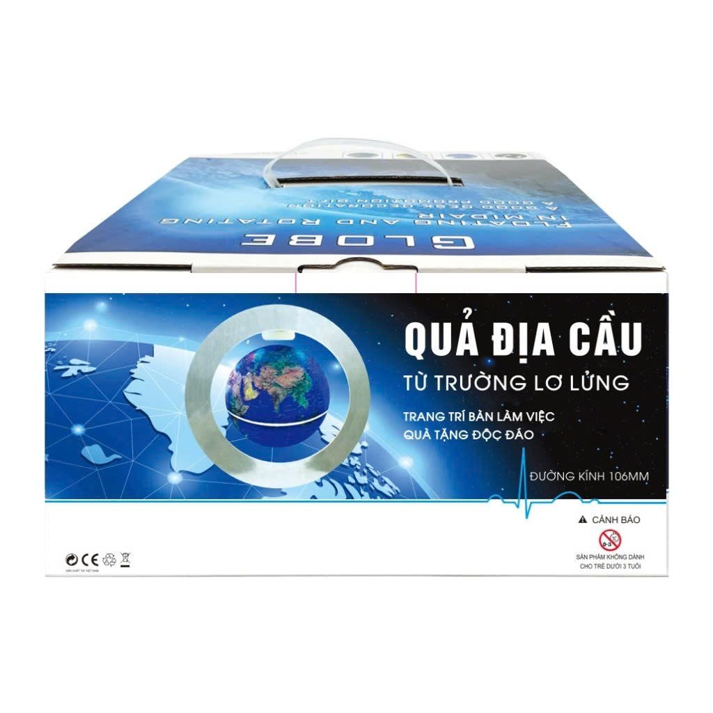  Quả Địa Cầu Từ Trường Lơ Lửng 10.6cm 
