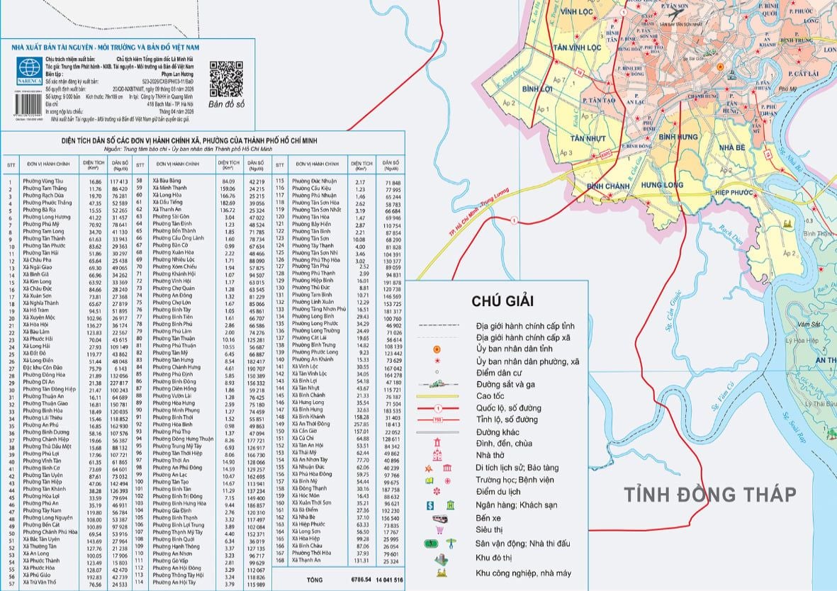  Bản đồ hành chính du lịch TP HỒ CHÍ MINH 