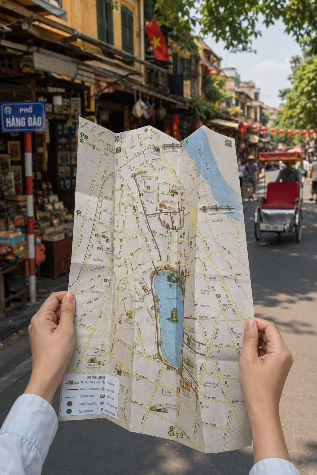  Bản đồ du lịch Phố cổ Hà Nội 