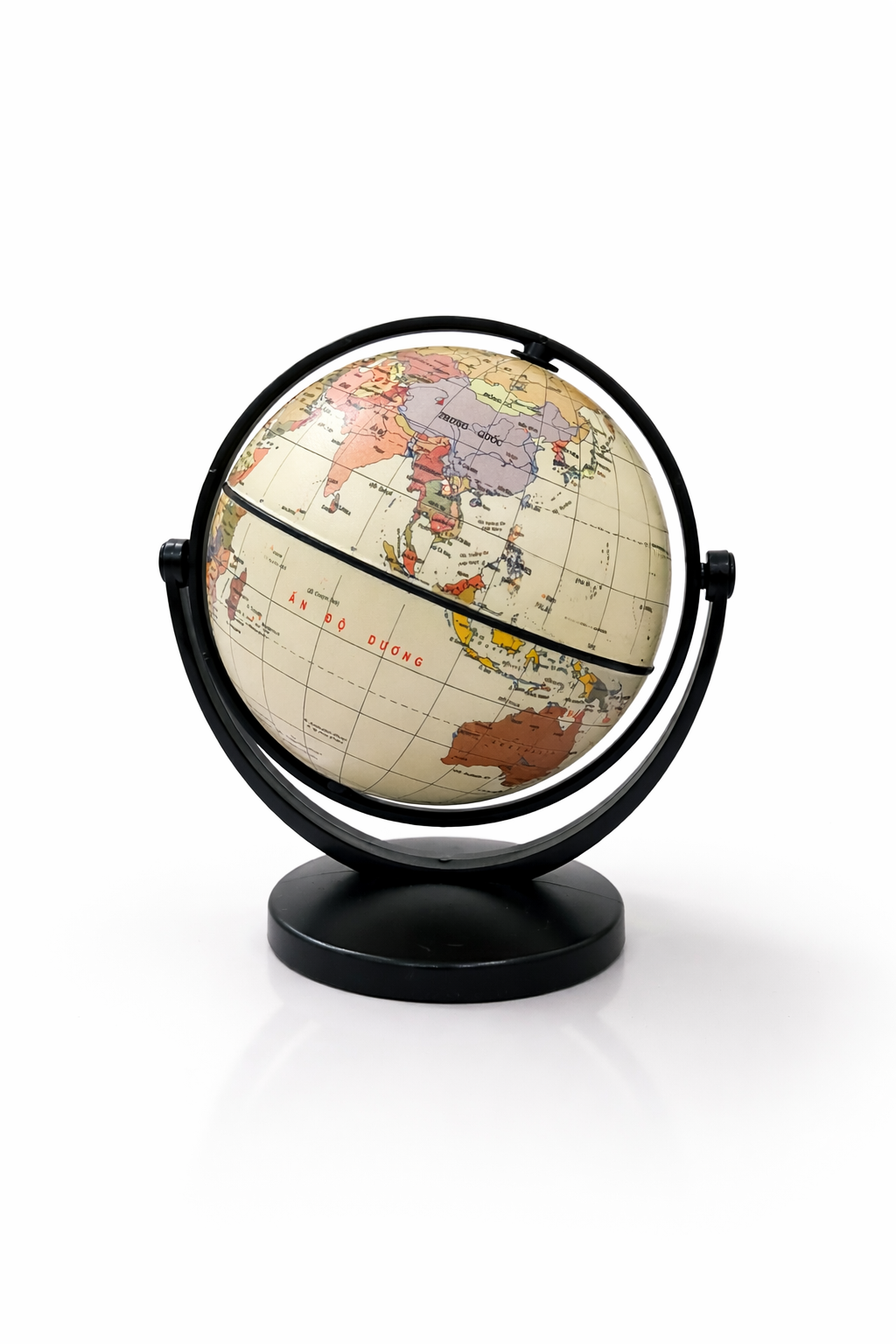  Quả địa cầu phi 10.6cm hành chính xoay 720 độ 
