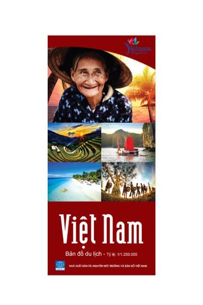  Bản đồ Việt Nam du lịch bắc nam song ngữ Việt - Anh 