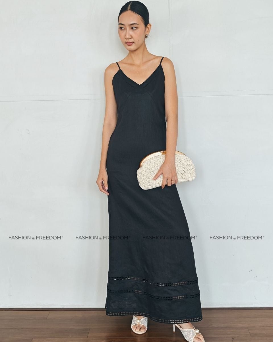 Đầm Linen Đen