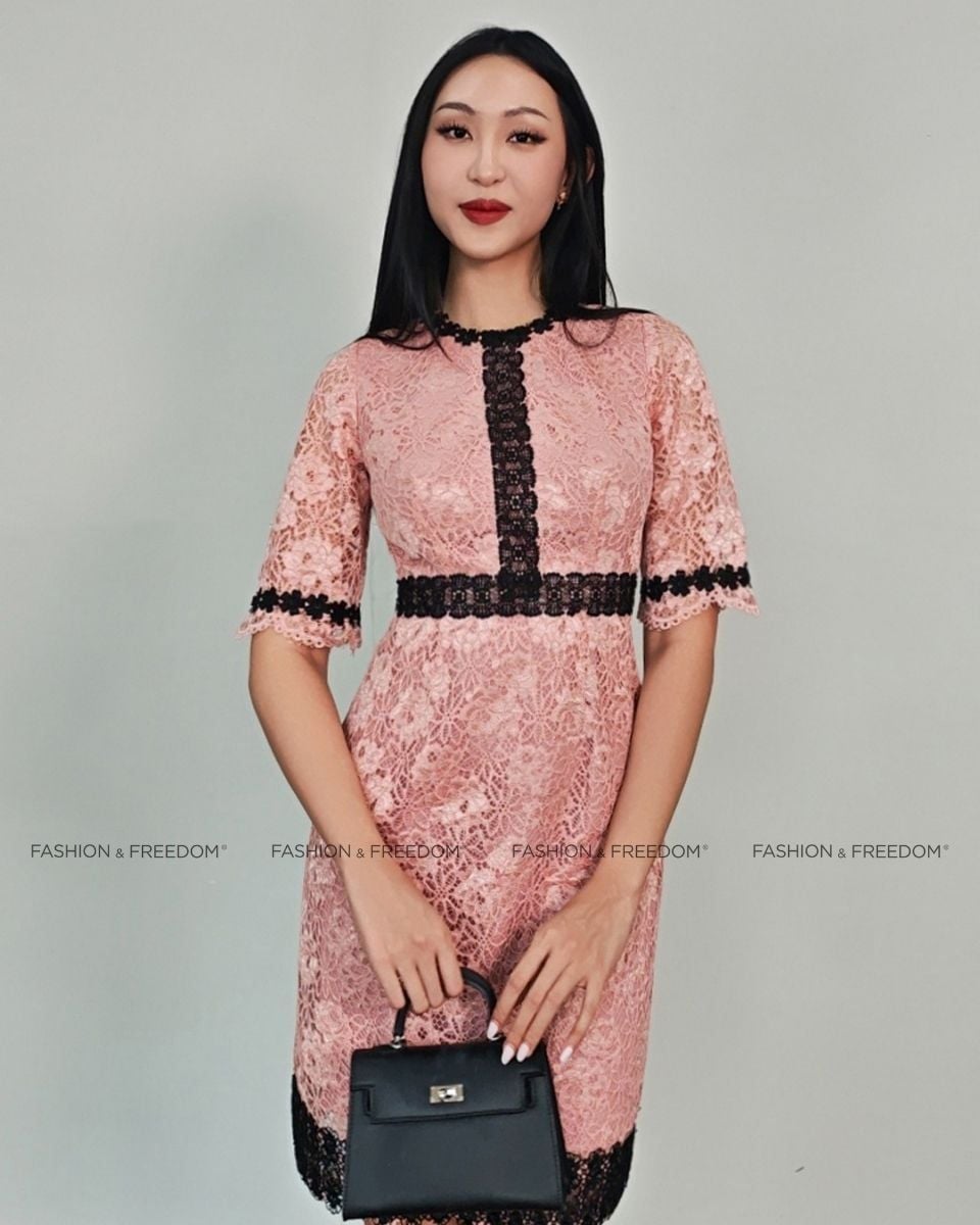 Đầm Ren Nữ Hồng Đen