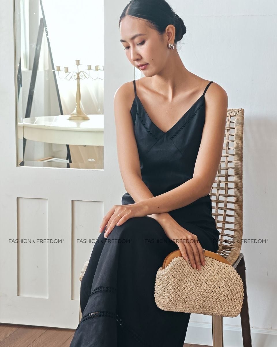 Đầm Linen Đen