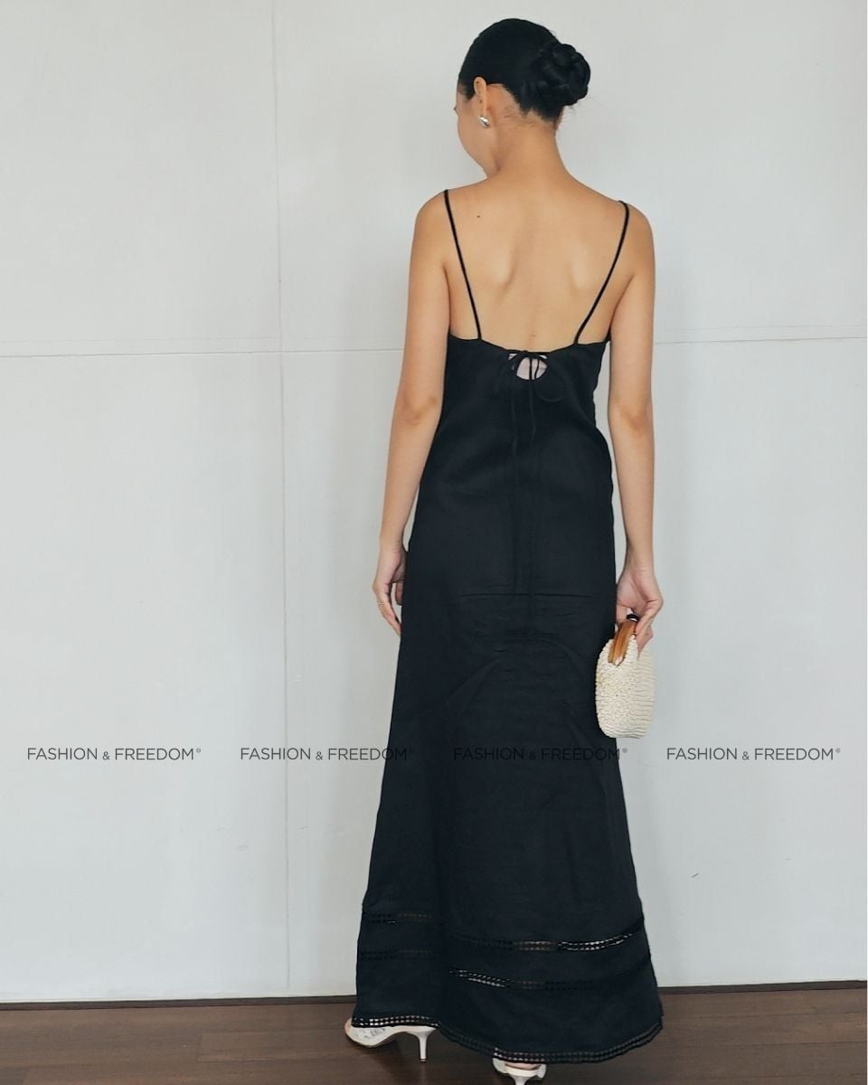 Đầm Linen Đen