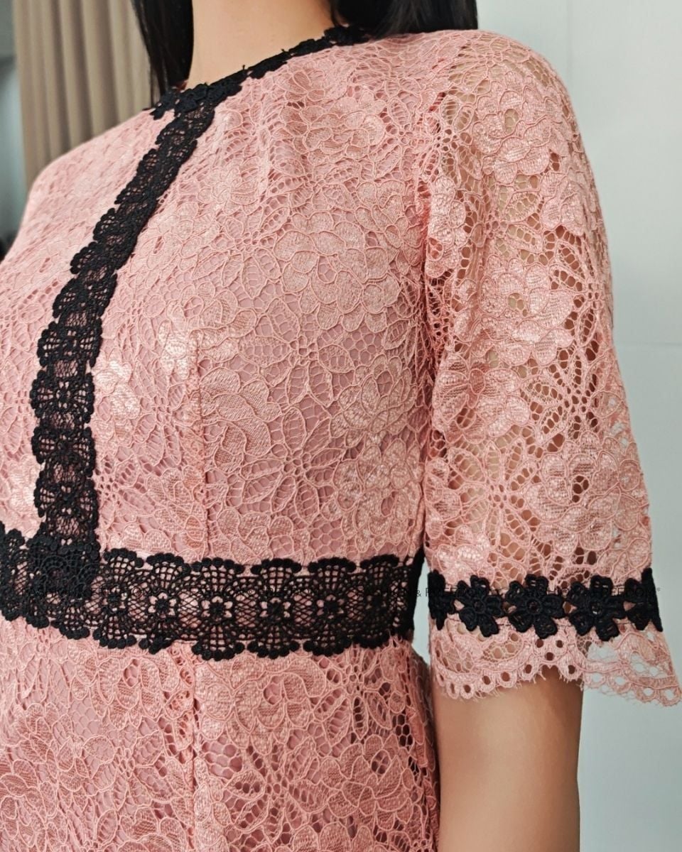 Đầm Ren Nữ Hồng Đen